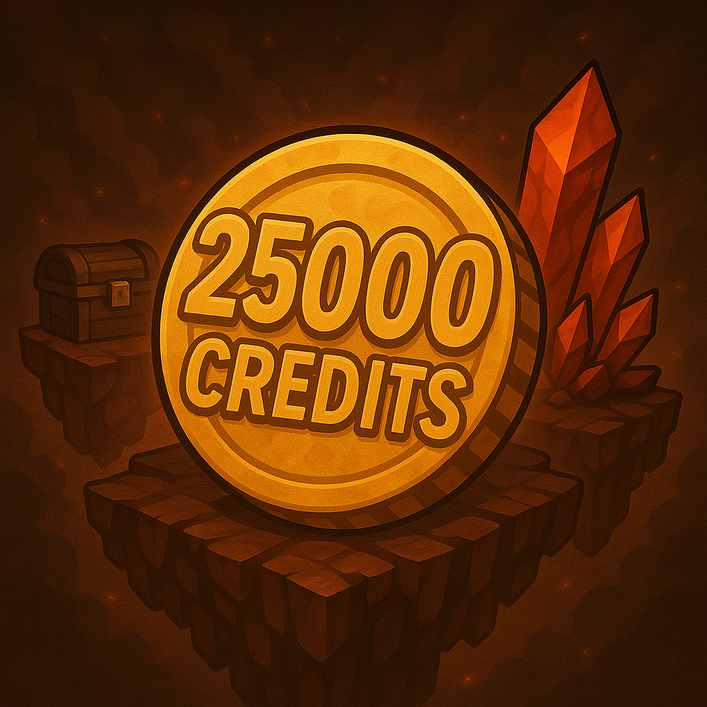 25000 Crédits + 1000 Bonus